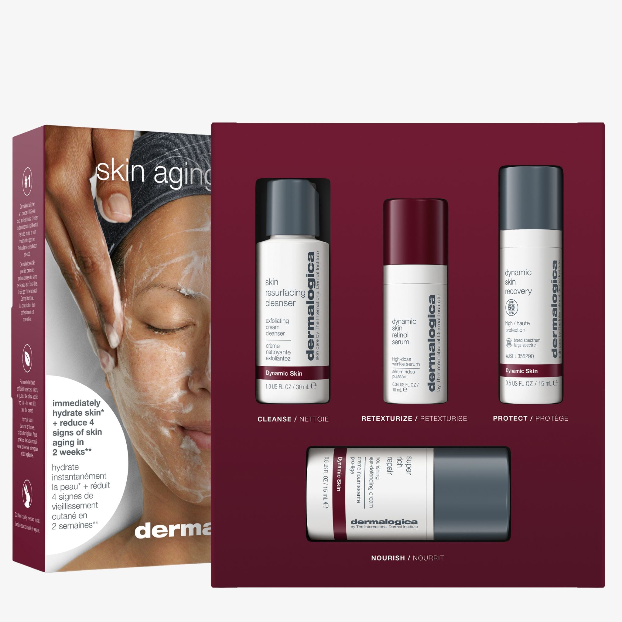skin aging solutions kit