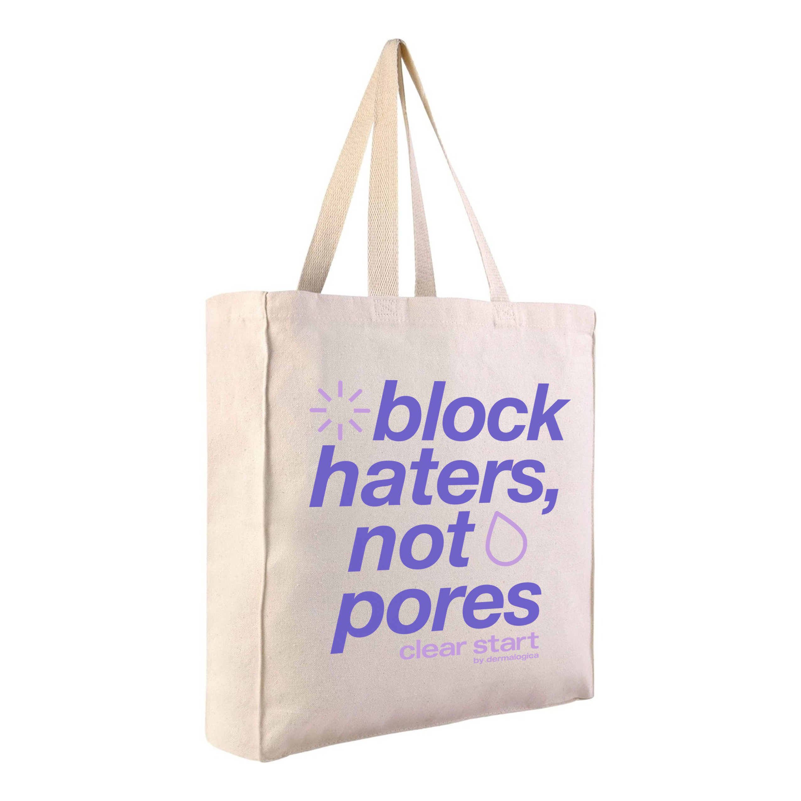 clear start tote block haters not pores