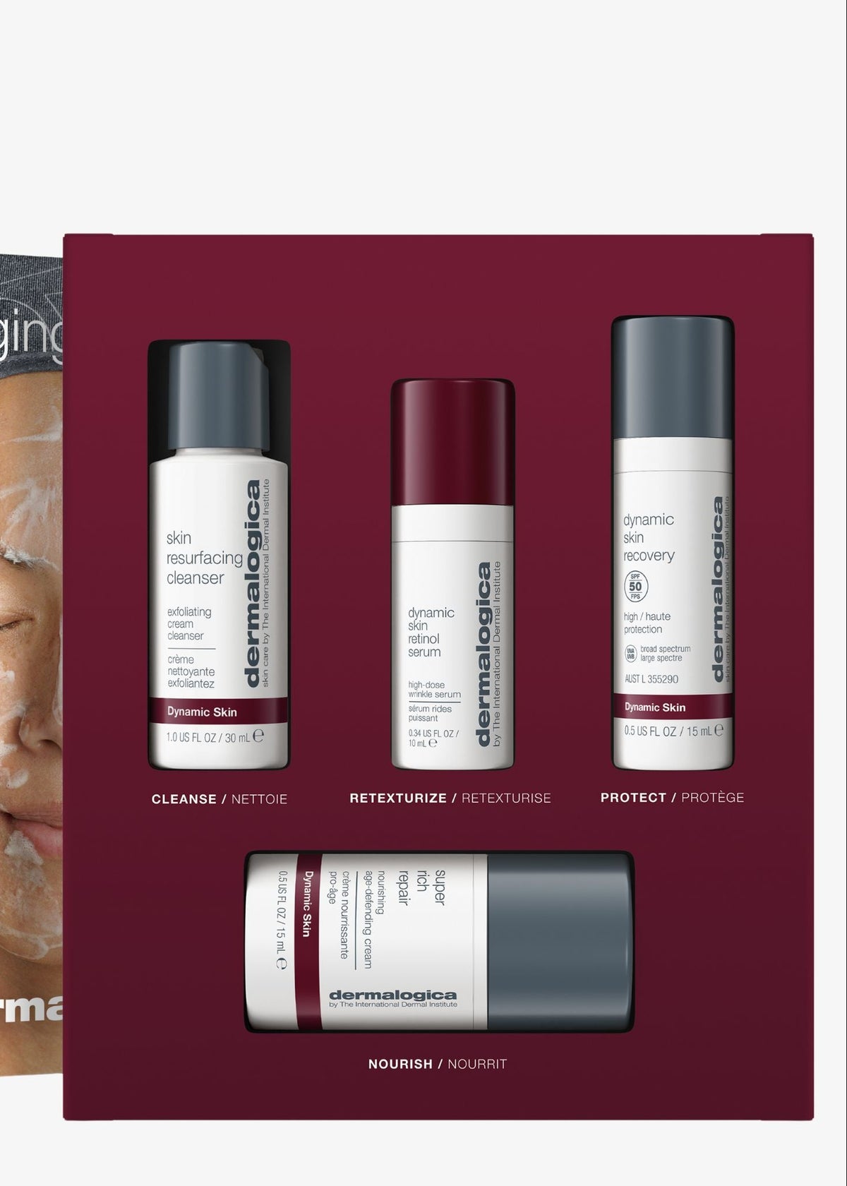 skin aging solutions kit